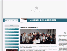 Tablet Screenshot of nicolasgallais.com